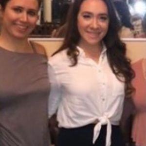 Jlux White Button Up Tie Front Top